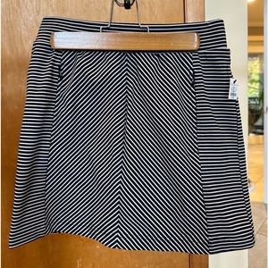NWT Striped Mini Skort/Petite